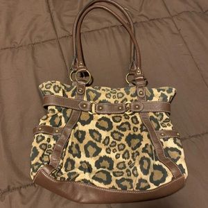 Cheetah print purse